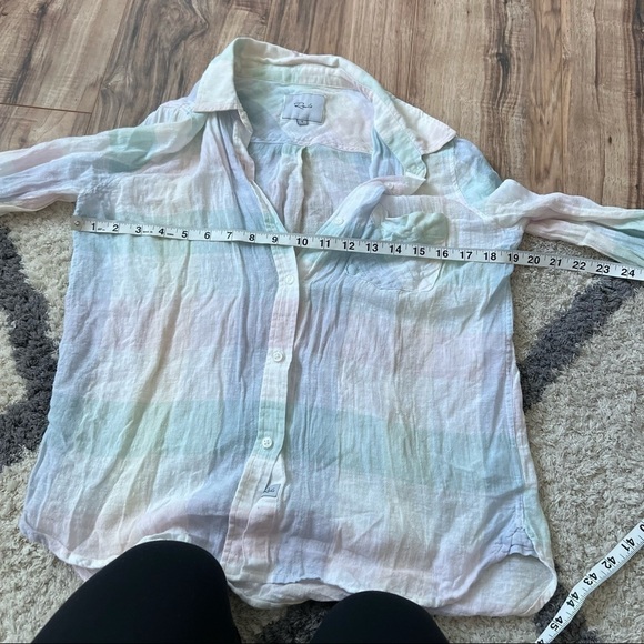 Rails Charli Pastel Buffalo Button Up Top shirt - Picture 7 of 12